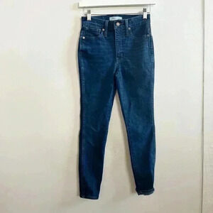 Madewell 10”‎ high rise skinny jeans 24 petite